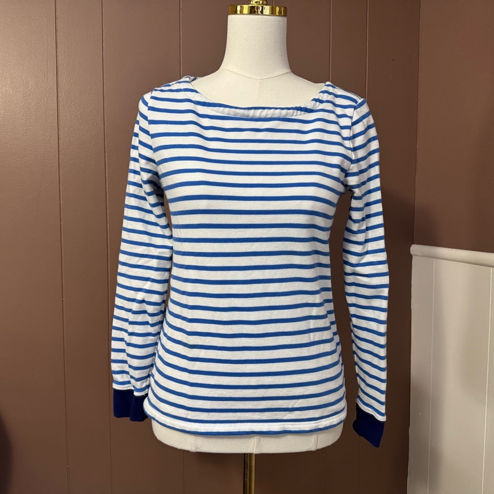 Vineyard Vines Women’s Striped 100% Cotton Long Sleeve Top